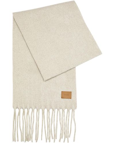 Vince Fringed Alpaca-blend Scarf - White