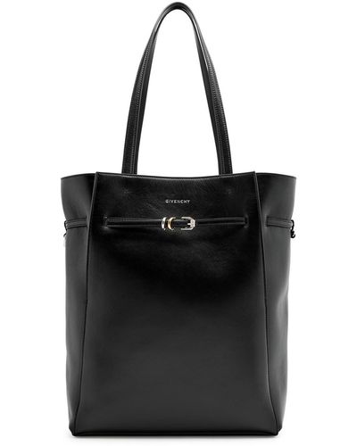 Givenchy Voyou Medium Leather Tote - Black