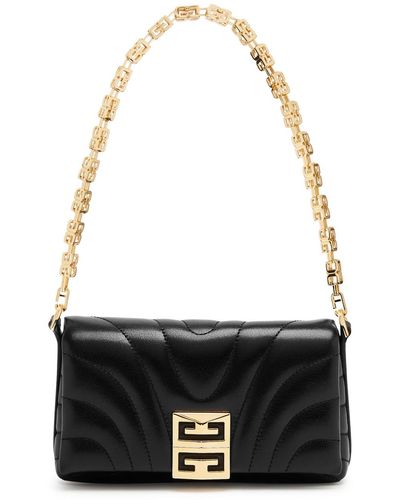 Givenchy 4g Quilted Leather Shoulder Bag - Black