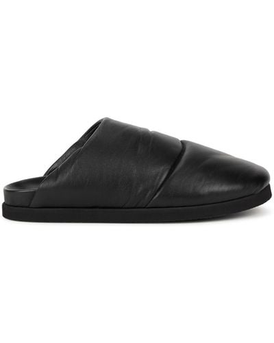 Moncler Genius 1 Moncler Jw Anderson Quilted Leather Mules - Black