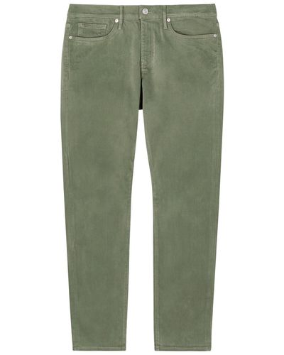 FRAME L'homme Slim-leg Jeans - Green