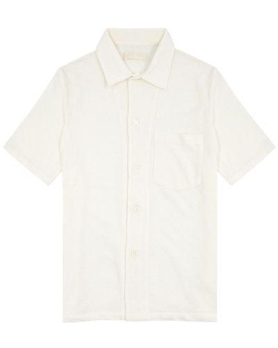 Our Legacy Box Bouclé Cotton-blend Shirt - White