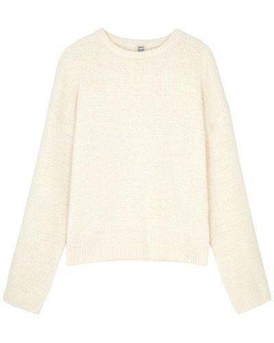 Totême Chenille Sweater - White