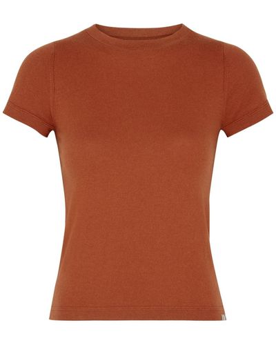 Extreme Cashmere N°292 America Cotton-blend T-shirt - Brown