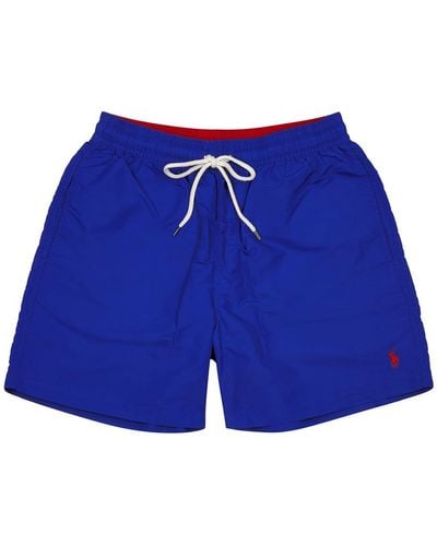 Polo Ralph Lauren Hawaiian Swim Shorts - Blue
