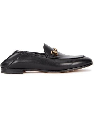 Gucci Leather Horsebit Loafer - Black