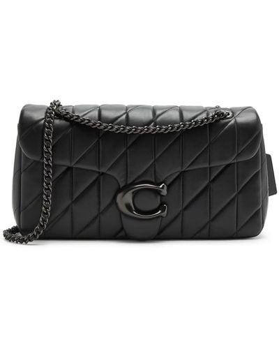 COACH Tabby 33 Quilted Leather Shoulder Bag - Black