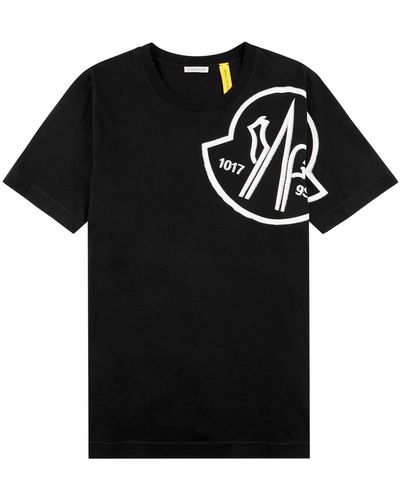 Moncler Genius 6 1017 Alyx 9sm Logo Cotton T-shirt - Black