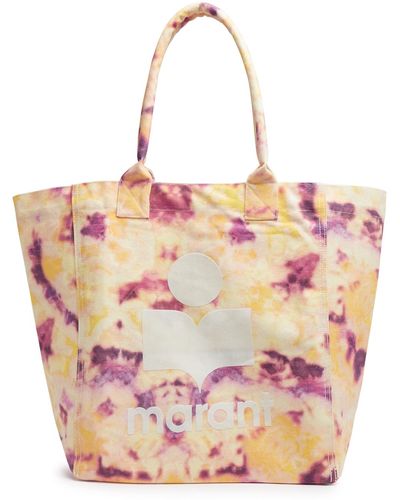 Isabel Marant Isabel Marant Étoile Yenky Tie-dyed Canvas Tote - Pink