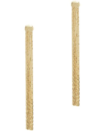 Anissa Kermiche Thin Fil D'or Gold-plated Drop Earrings - Metallic