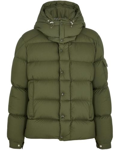 Moncler Vezere Quilted Shell Jacket - Green