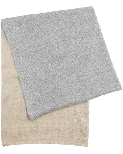 Inverni Metallic Wool-Blend Scarf - Gray