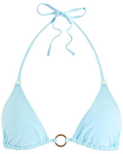 Melissa Odabash Venice Triangle Bikini Top - Blue