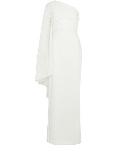 Solace London Lillia One-shoulder Maxi Dress - White