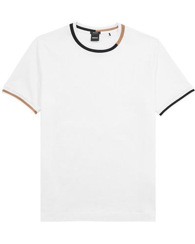 BOSS Thompson Cotton T-Shirt - White