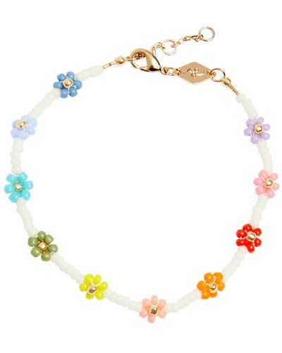 Anni Lu Flower Power 18kt Gold-plated Beaded Bracelet - Multicolor