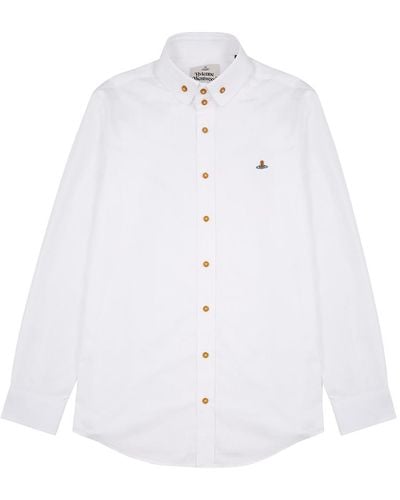Vivienne Westwood Two Button Krall Cotton Shirt - White