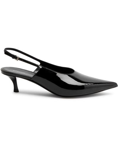 Givenchy 45 Patent Leather Pumps - Black