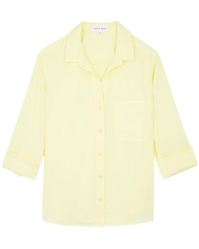 Bella Dahl Tencel Shirt - Yellow