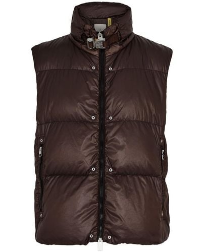 Moncler Genius 6 1017 Alyx 9sm Islote Quilted Nylon Gilet - Brown
