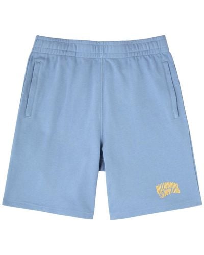 BBCICECREAM Arch Logo Printed Cotton Shorts - Blue