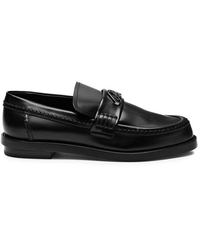 Alexander McQueen Seal Leather Loafers - Black