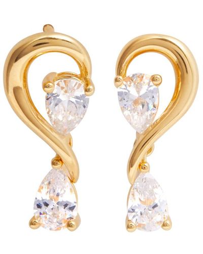 Anissa Kermiche Calin D'or Vermeil Drop Earrings - Metallic