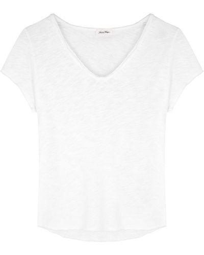 American Vintage Sonoma Slubbed Cotton T-Shirt - White