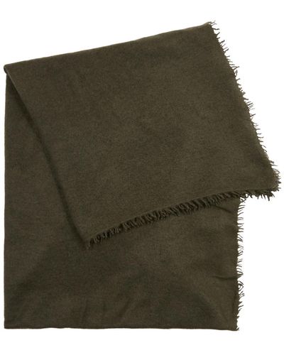 Denis Colomb Fuzzy Feutre Cashmere Scarf - Green