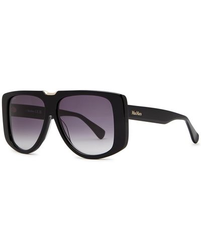 Max Mara D-frame Sunglasses - Black