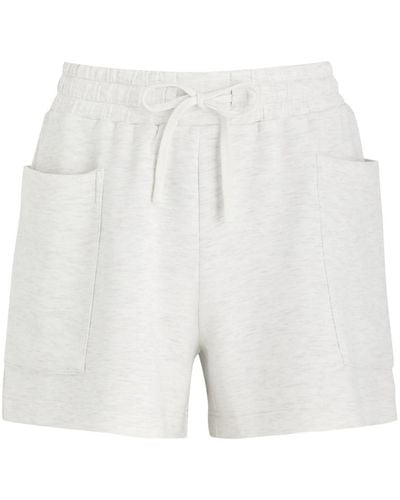 Varley Isabella Jersey Shorts - White