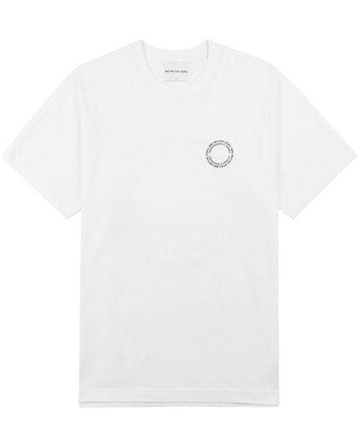 MKI Miyuki-Zoku Circle Logo-print Cotton T-shirt - White