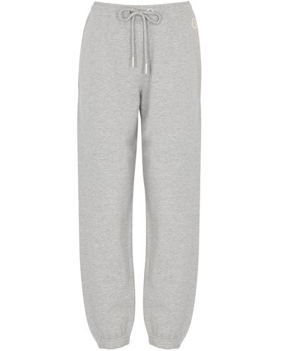 Moncler Glittered Jersey Joggers - Grey