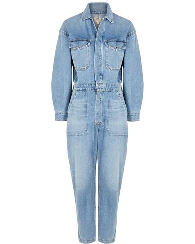 Citizens of Humanity Marta Jumpsuit - Blue