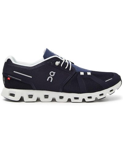 On Shoes Running Cloud 5 Mesh Sneakers - Blue