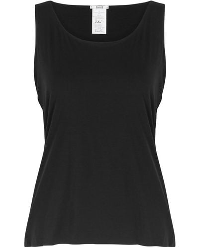 Wolford Pure Seamless Stretch-Jersey Top - Black