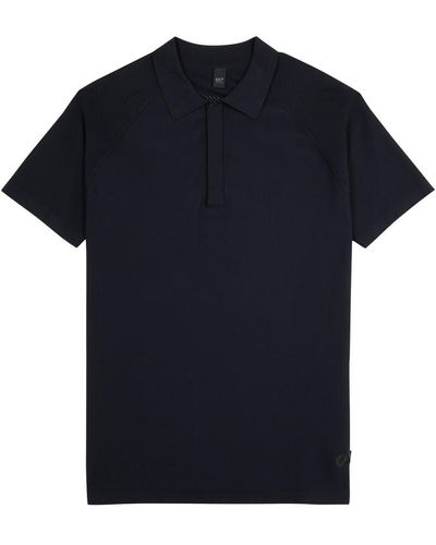 Alpha Tauri Fenzi Knitted Polo Shirt - Black