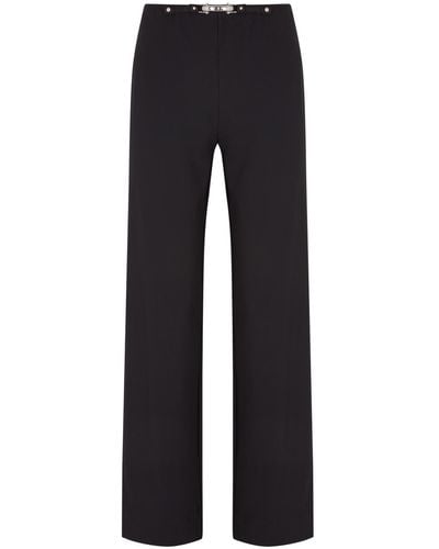 High Proceed Straight-leg Jersey Trousers - Blue