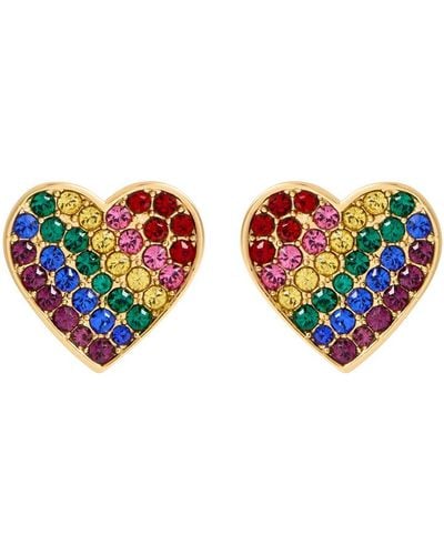 Kate Spade Joy Heart Stud Earrings - Multicolour