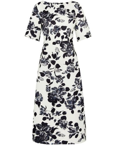 Emilia Wickstead Kora Floral-print Faille Maxi Dress - White