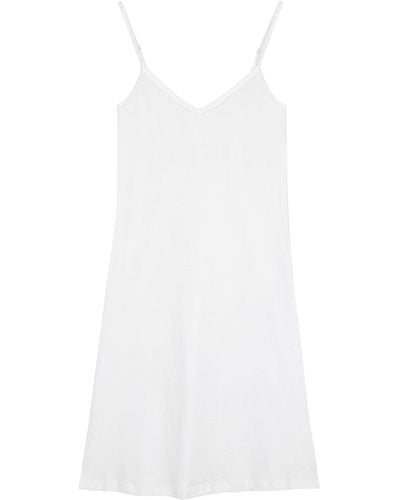 Hanro Ultralight Cotton Slip Dress - White