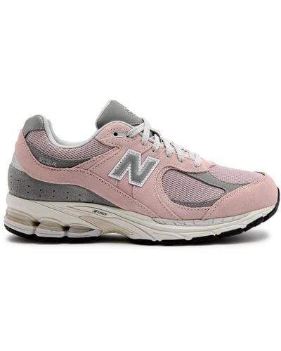 New Balance 2002 Panelled Mesh Trainers - Pink