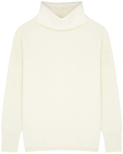 Varley Cavendish Roll-neck Knitted Sweater - White