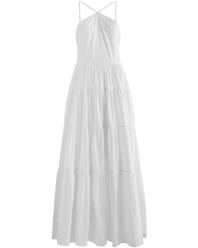 Bird & Knoll Tochi Cotton Maxi Dress - White