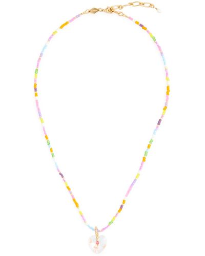 Anni Lu Hearty Eldorado 18kt Gold-plated Beaded Necklace - Multicolor
