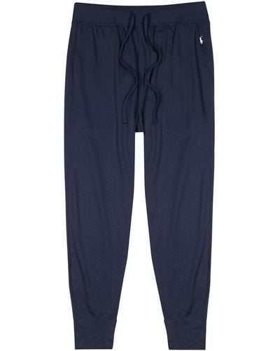 Polo Ralph Lauren Logo Cotton Pyjama Trousers - Blue