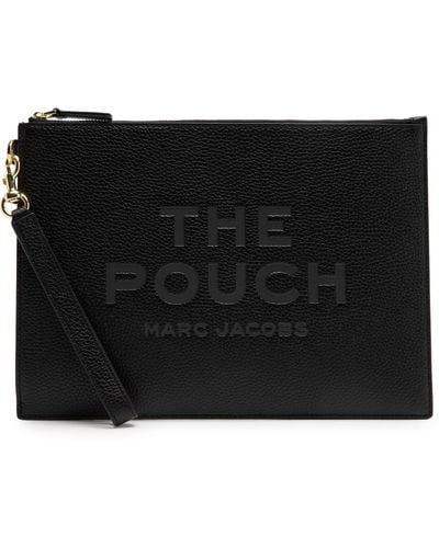 Marc Jacobs The Pouch Large Leather Pouch - Black