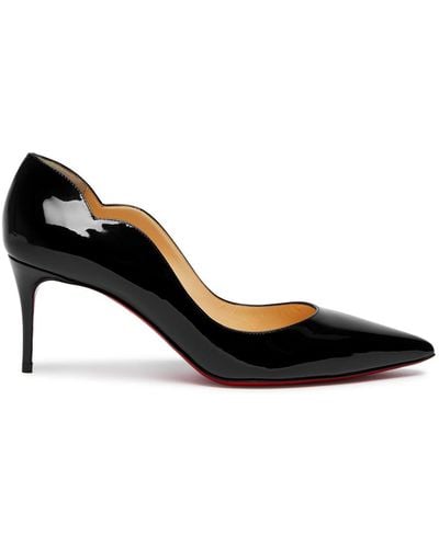 Christian Louboutin Hot Chick 70 Patent Leather Court Shoes - Black
