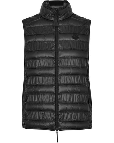 Moncler Lautaret Quilted Shell Gilet - Black