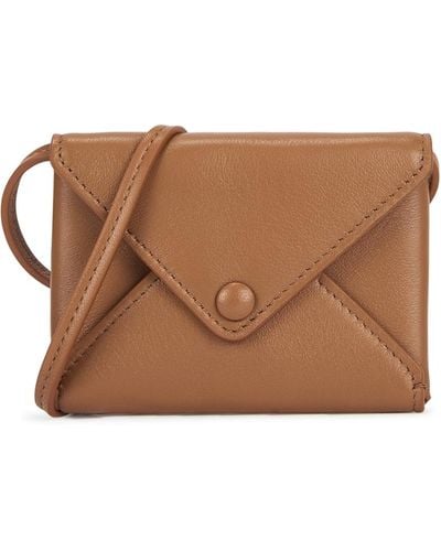 The Row Brown Mini Leather Cross-body Bag